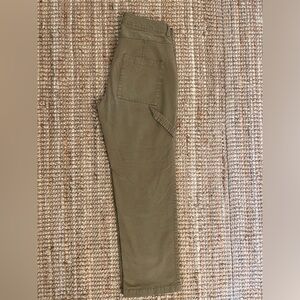 OLD NAVY SIZE 2 WIDE LEG CHINO UTILITY RYE BROWN